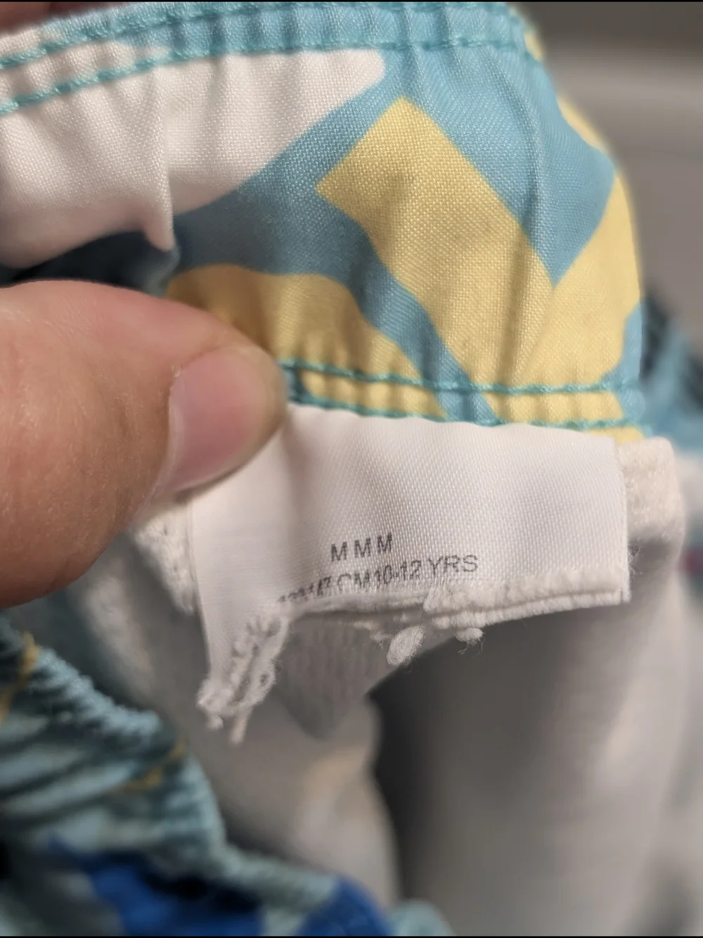Hurley Boy Med. Logo Print Swim Boardshorts Light Blue Black Pink